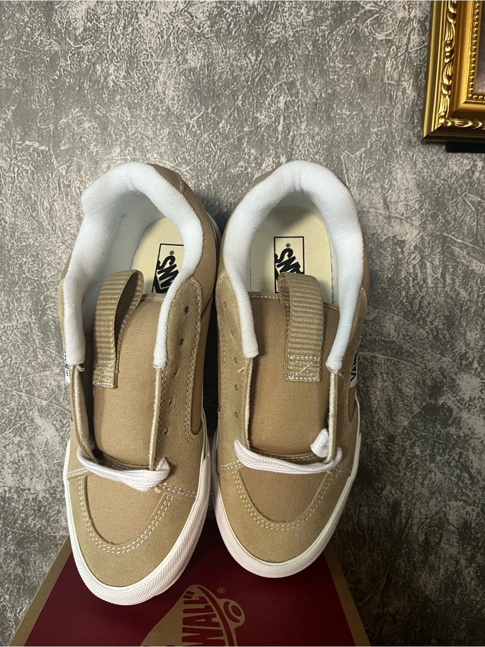 Vans Chukka Push Low-Top Sneaker in khaki 4.5 Y new in box unisex